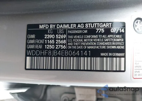 2014 Mercedes-Benz E 350 4Matic z USA, uszkodzony, nr VIN WDDHF8JB4EB064141